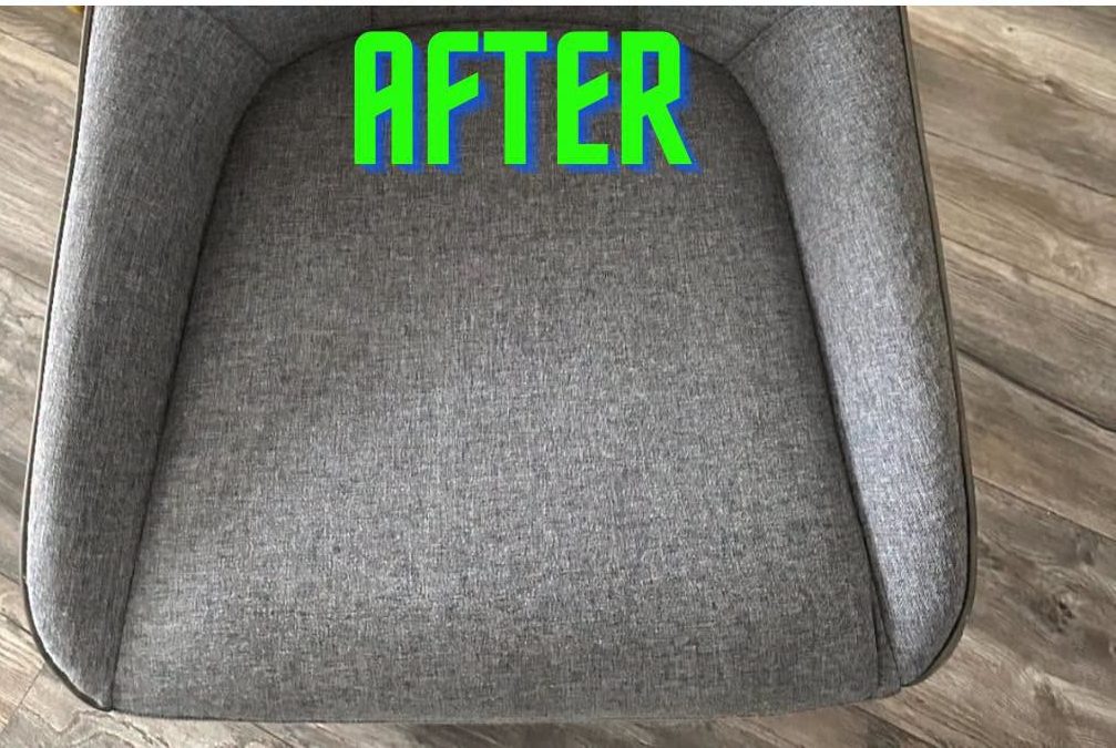 Dining chair after cleaning by Saltire Carpet Cleaning