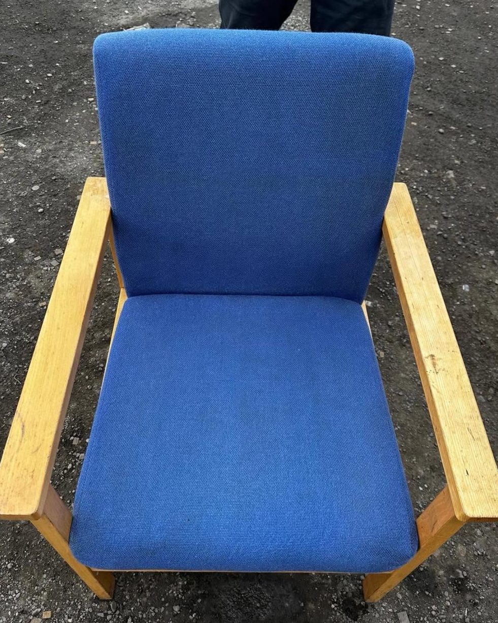 Office armchair after cleaning by Saltire Carpet Cleaning