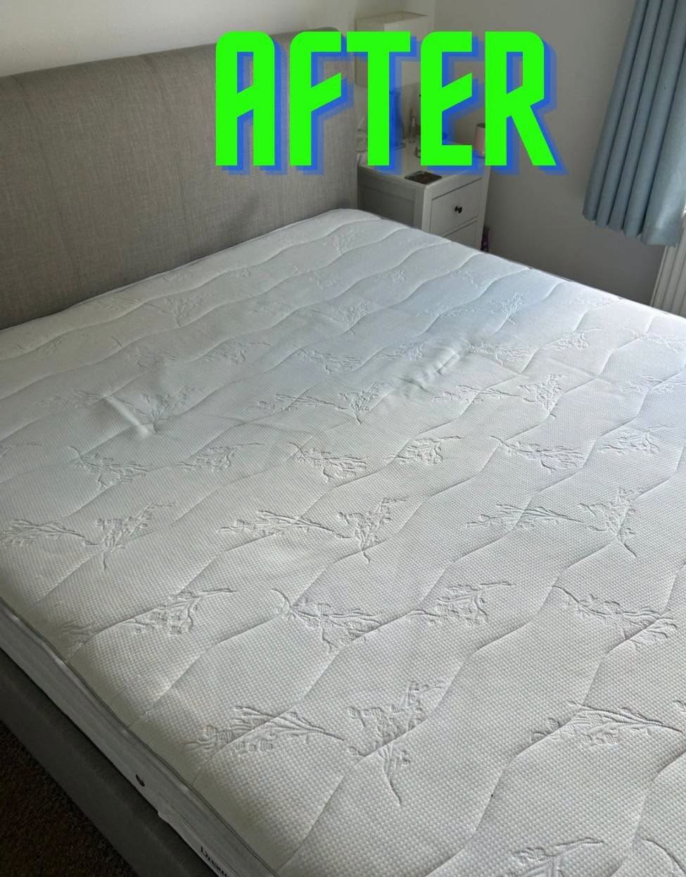 Mattress after cleaning by Saltire Carpet Cleaning