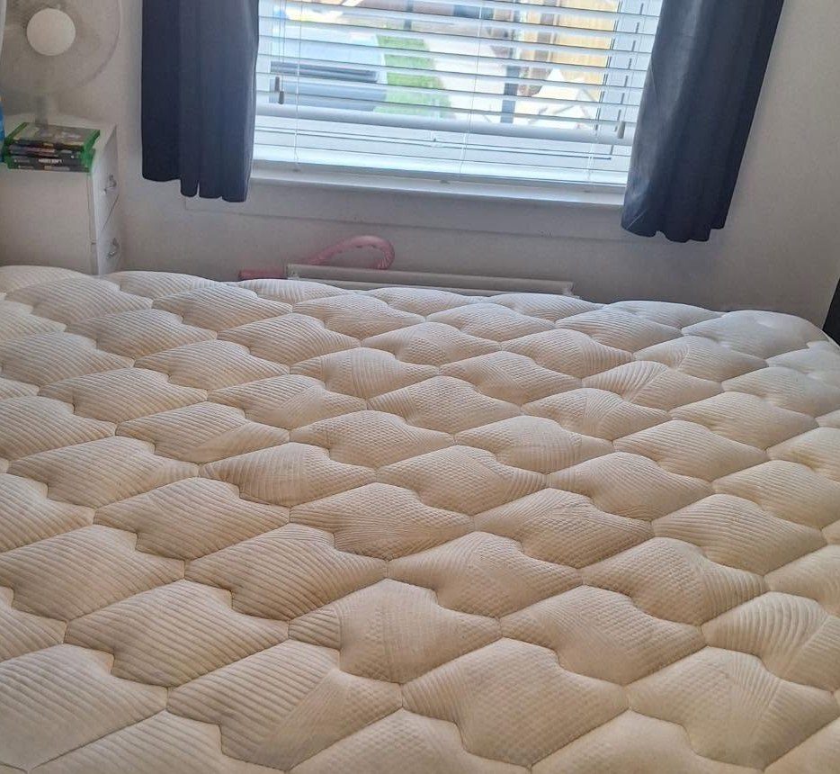 Mattress after cleaning by Saltire Carpet Cleaning
