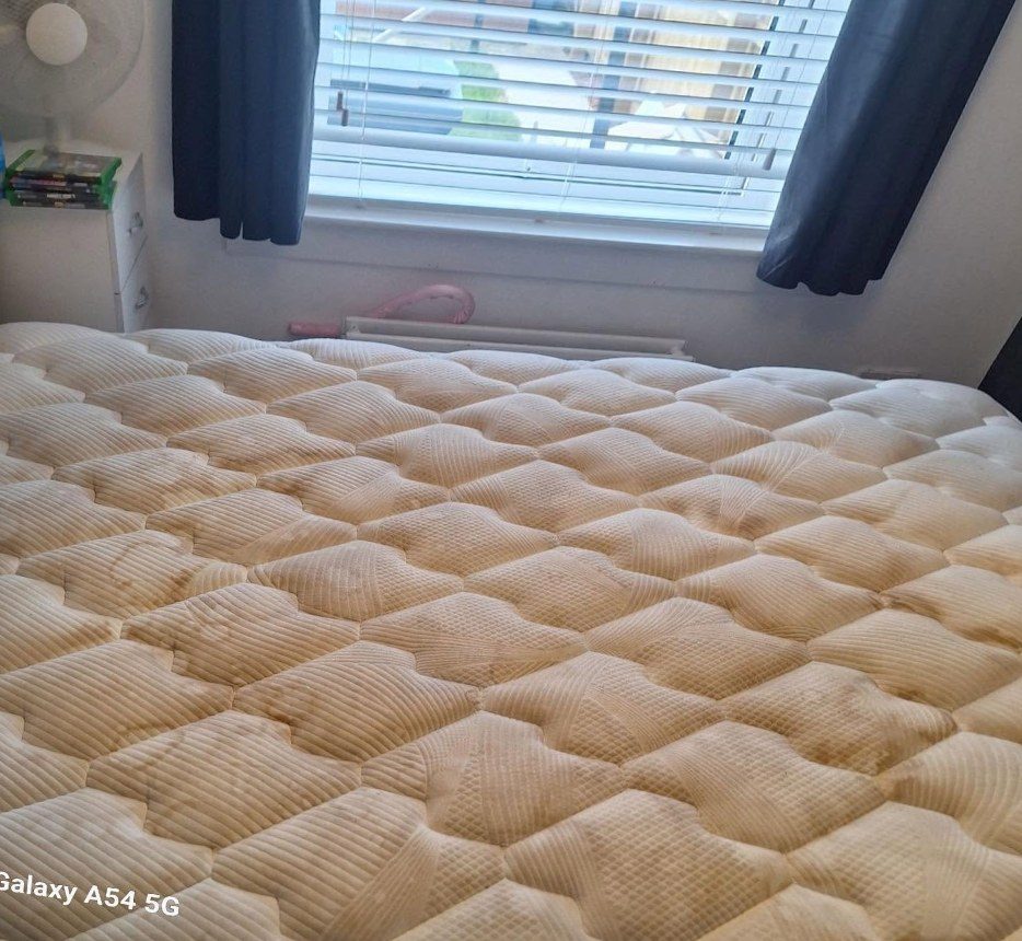 Mattress before cleaning